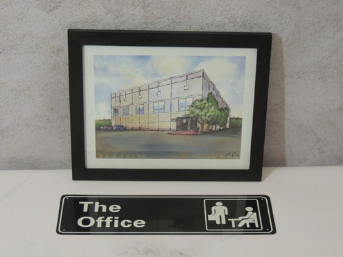 Pack The Office Cuadro Pam Beesly 20x25 Chapa Dunder Mifflin