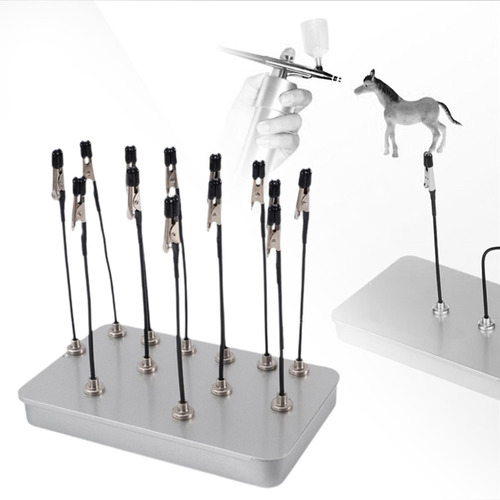 Pinzas De Base Para Soporte De Pintura Juego De Pinzas Plata