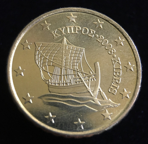 Chipre, 10 Euro Cents, 2008. Brillante Sin Circular
