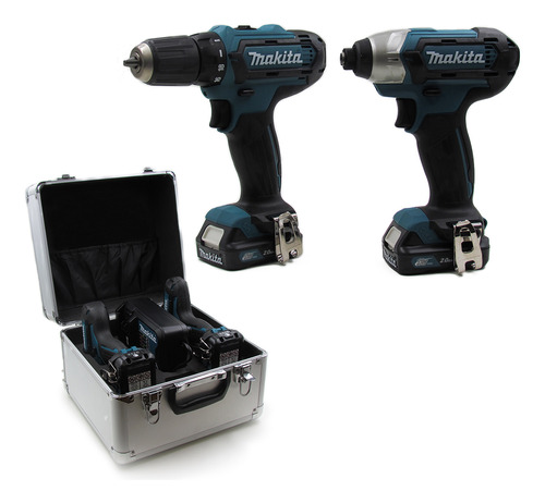 Atornillador+taladro Makita 12v + 2 Bat