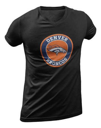 Playera De Denver Broncos Nfl Logo Círculo