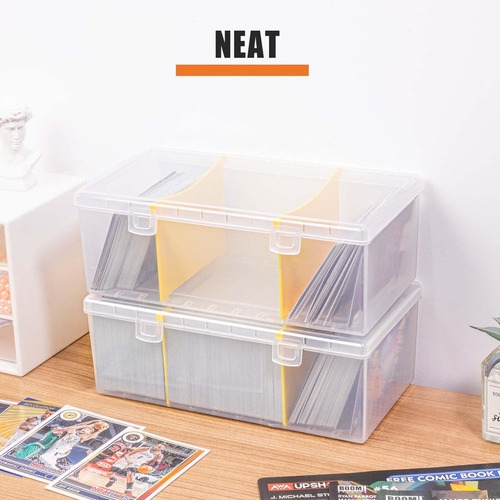 Caja De Almacenamiento De Tarjetas De Comercio De Plástico C