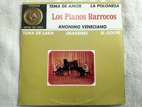 C Camacho Y R.vilches  Los Pianos Barrocos  Lp Vinilo.