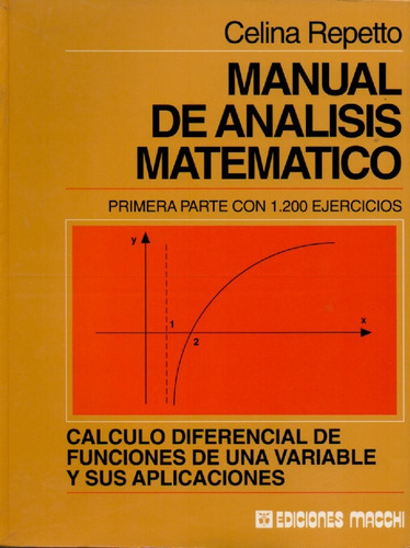 Libro Manual De Análisis Matemático De Celina Repetto