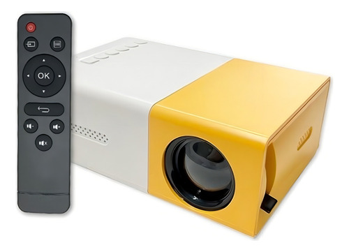 Mini Projetor Portatil Yg300 Pro 800 Lumens Até 80 Polegadas