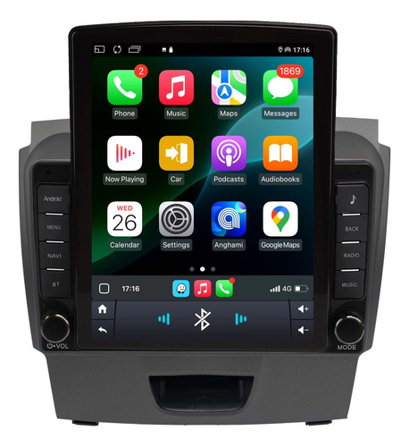 Multimidia Tesla S10 12/16 Sem Mylink Carplay Android 9,7p