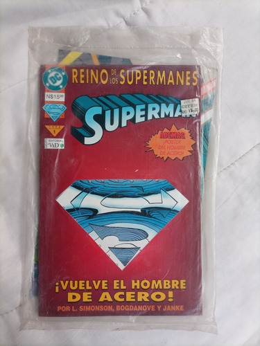 Superman Vuelve El Hombre De Acero #1 1993 En Bolsa