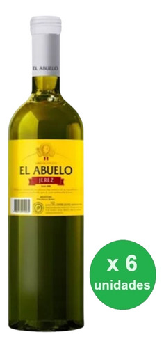 Caja Vino Jerez El Abuelo 750ml X 6 Unidades - Dh Tienda