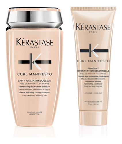 Kerastase Curl Manifesto Shampoo Y Crema Envío Gratis 