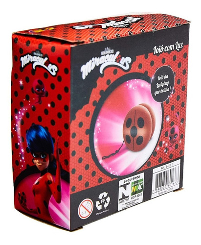 Yoyo Ladybug Miraculous con Light Lady Bug Ioio