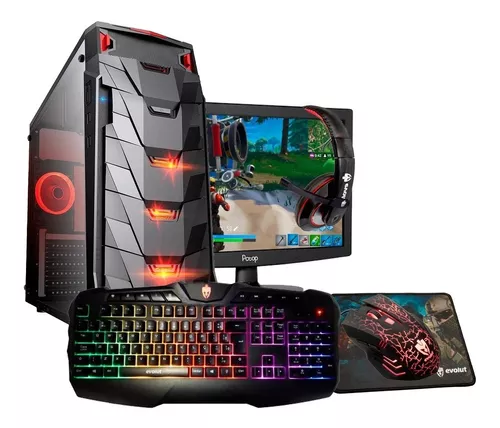 MELHOR PC GAMER até R$ 1800 Reais com peças do MERCADO LIVRE 