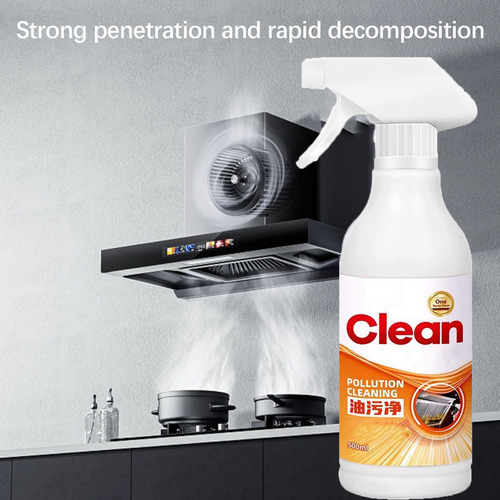 D 500ml Home Range Hood Cleaner Multiuso Po De Óleo De Cozin