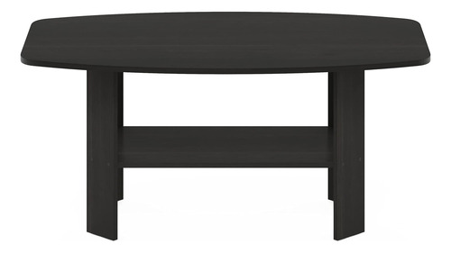 Mesa De Café De Diseño Simple Furinno, Espresso