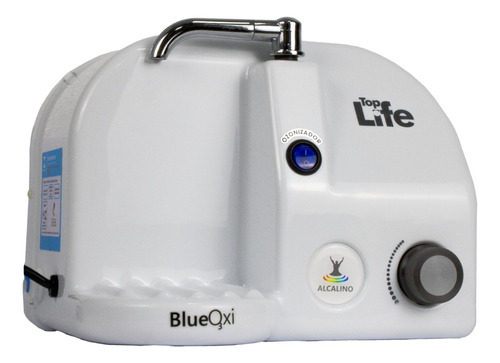 Purificador Agua Alcalina Ozonizada Blueoxi Top Life Natural Cor Branco 110v