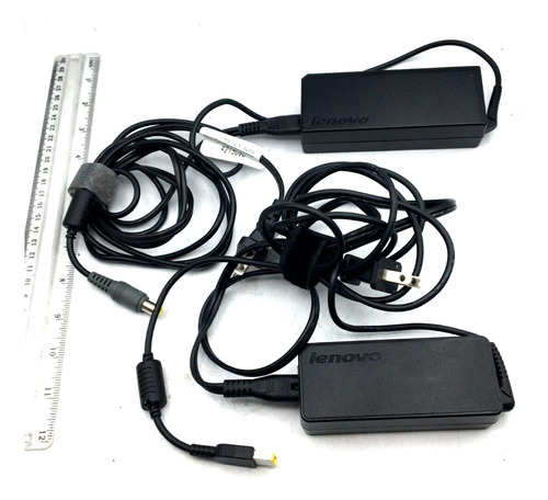 Lenovo Lot Of 2 Ac Adapter Adlx65nlc2a For Thinkpad & 42 Aac