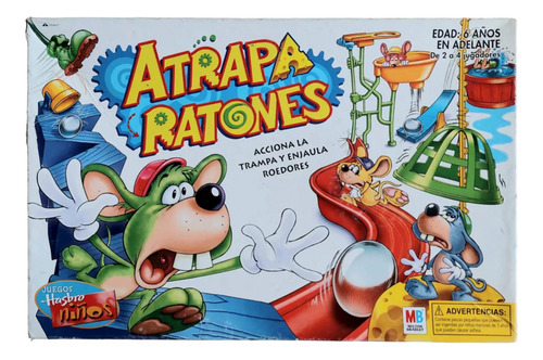 Juego De Mesa Atrapa Ratones De Hasbro (completo) (Usado)