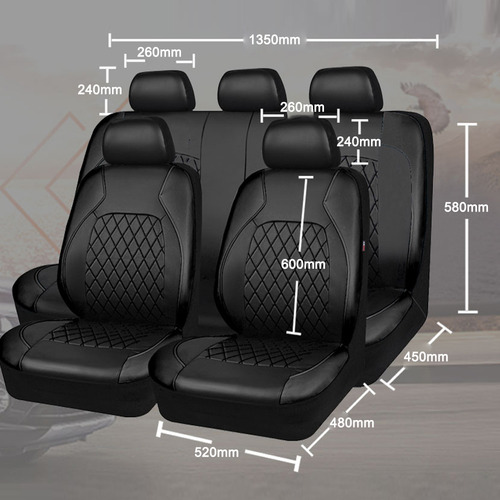 Fundas Coche-pieces Cuero Pu Protector Universal I