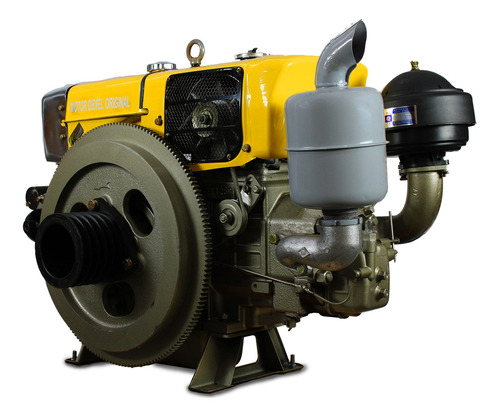 Motor A Diesel 25hp Partida Elétrica Refrigerado A Água -zs1