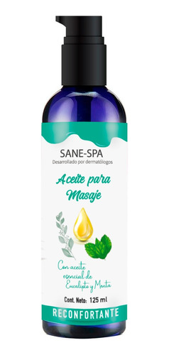 Aceite Para Masaje Menta + Eucalipto  Reconfortante 125ml