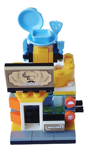 Colección Building Block 360 Degree City compatible con Lego, número de piezas: 94
