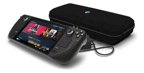 Console Portátil Valve Steam Deck 256GB Preto Tela 7'' Bluetooth
