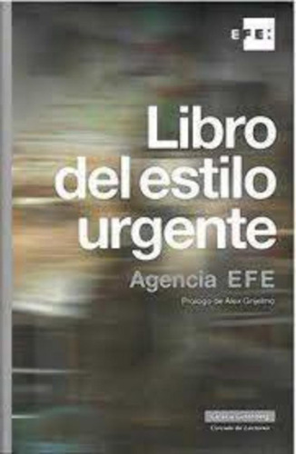 Libro Del Estilo Urgente, El - Agencia Efe