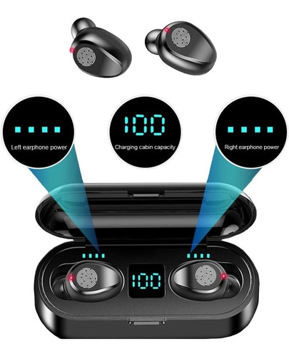Imagen 2 de 2 de Audifonos Bluetooth F9 Buds