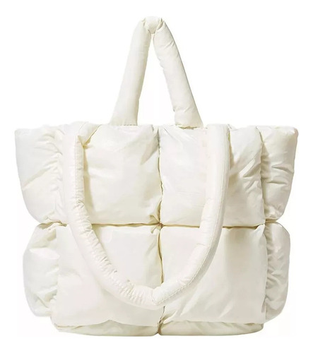 Bolsa Acolchada Para Mujer Puffer Bag Puffy Tote Bagdown U.