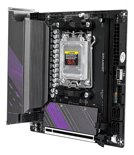 Placa Mãe Mini Itx B650i Jginyue Night Devil - Am5, Ddr5