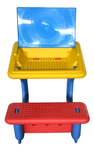 Mesa Escritorio Con Asiento Para Niños 55x55x70cm Gamepower