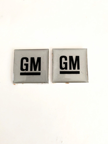 Par Emblemas Cuadro Gm General Motors Autos Chevrolet 