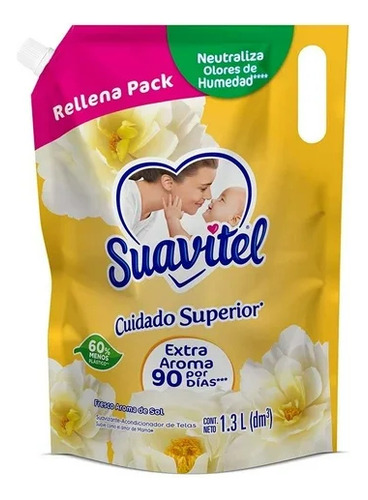 Suavitel Cuidado Superior Fresco Aroma De Sol 1.3 L