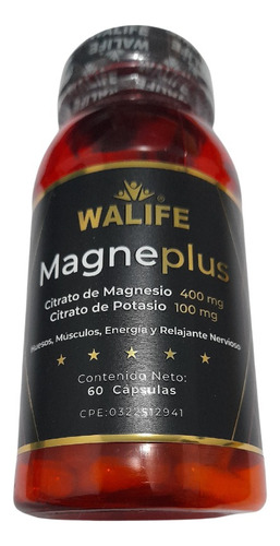 Magneplus Magnesio Y Potasio Energía Relajante Walife