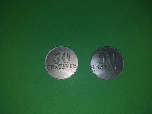 Un Token Del Ferrocarril Atlántico, 50 Centavos Muy Buen Est