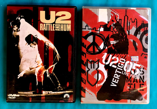 Pack Dvd U2  Rattle And Hum  Y   Vertigo Live From Chicago 