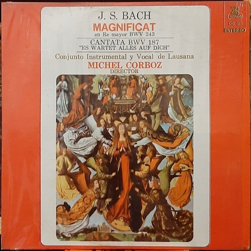 Disco Lp J.s. Bach Magnífica Cantata B W V 187 Corboz #5094