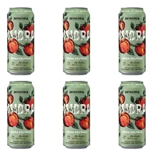 Sidra Patagonia - Isidra - Pack X6 Latas 473cc.