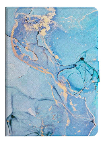 Funda De Cuero Con Patrón De Mármol Para iPad De 10.ª Genera