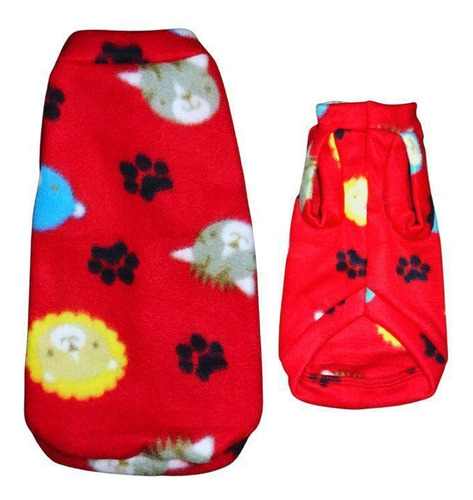 Roupa De Frio Para Cães - Suéter Vermelho Egg