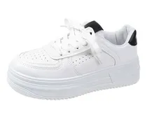 Comprar Zapatos Dama Plataformas Casual Tenis Blancos Mujer Moda