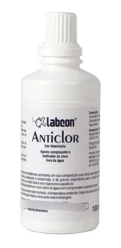 Alcon Labcon Anticlor 100ml -  Anticloro Remove O Cloro