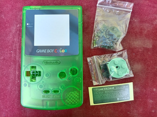 Carcasa ( Gameboy Color ) 20v ( Green ) Verde        \(^o^)/