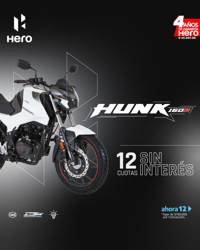 Hero Hunk 160r Honda Yamaha Fz 0km 2023 Ciclofox