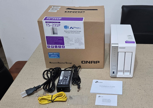Servidor Nas Qnap Ts-231p Completo, En Caja. Impecable (Usado)