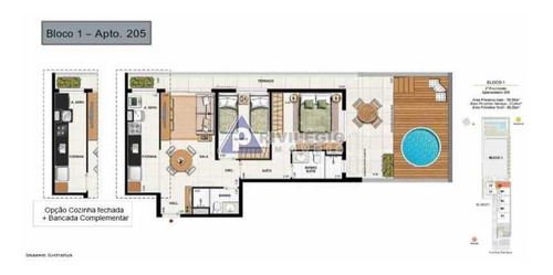 Apartamento À Venda, 2 Quartos, 1 Suíte, 1 Vaga, Botafogo - Rio De Janeiro/rj - 23034