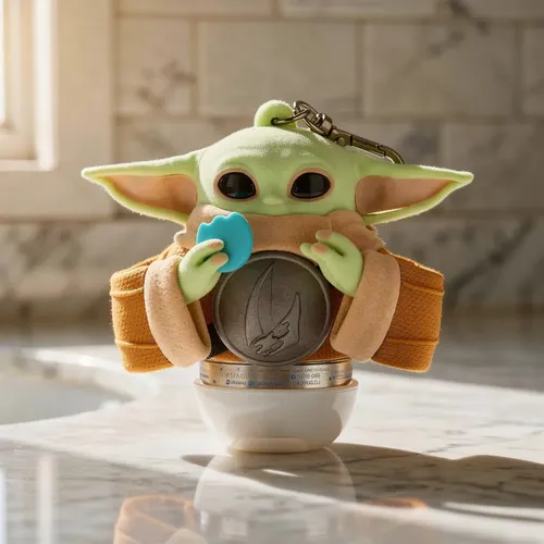 Porta Gel Con Llavero Grogu ''baby Yoda'' Bath & Body Works