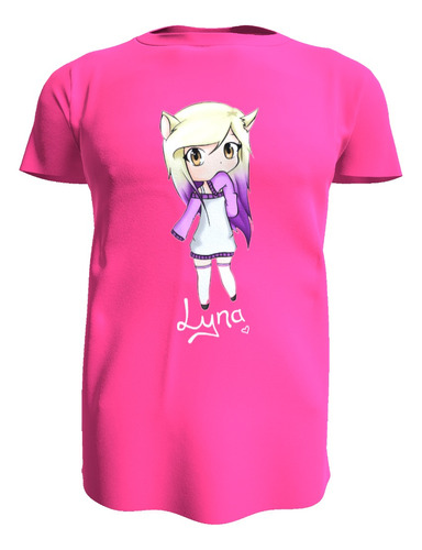 Polera Infantil Lyna Vallejos,  Roblox Youtube 100% Algodon