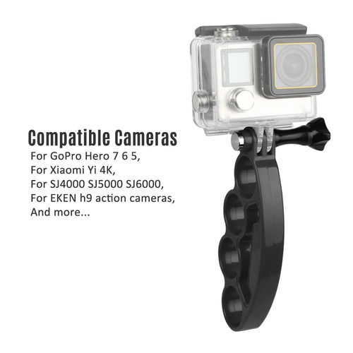 3*handheld Knuckle Finger Grip Mount Para Gopro Hero 7 6 5