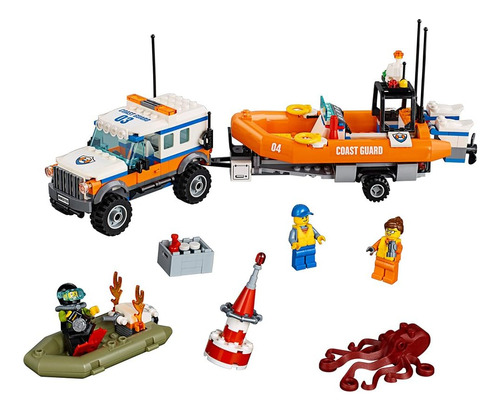 Set Juguete De Construcción Lego City Coast Guard 60165