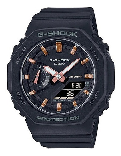 Reloj Casio Gshock Gma-s2100-1a Sumergible Antigolpe Luz Led